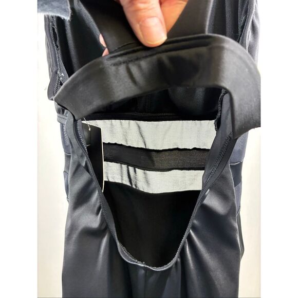 Nike NWT Swim One Piece Sheer Mesh Detailing in Black Size L - Picture 5 of 10